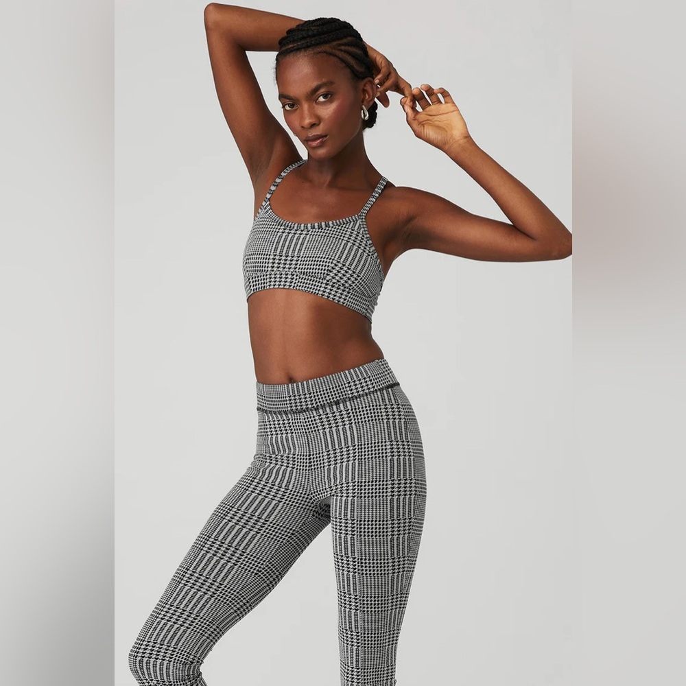 JACQUARD GLENPLAID GRATITUDE BRA